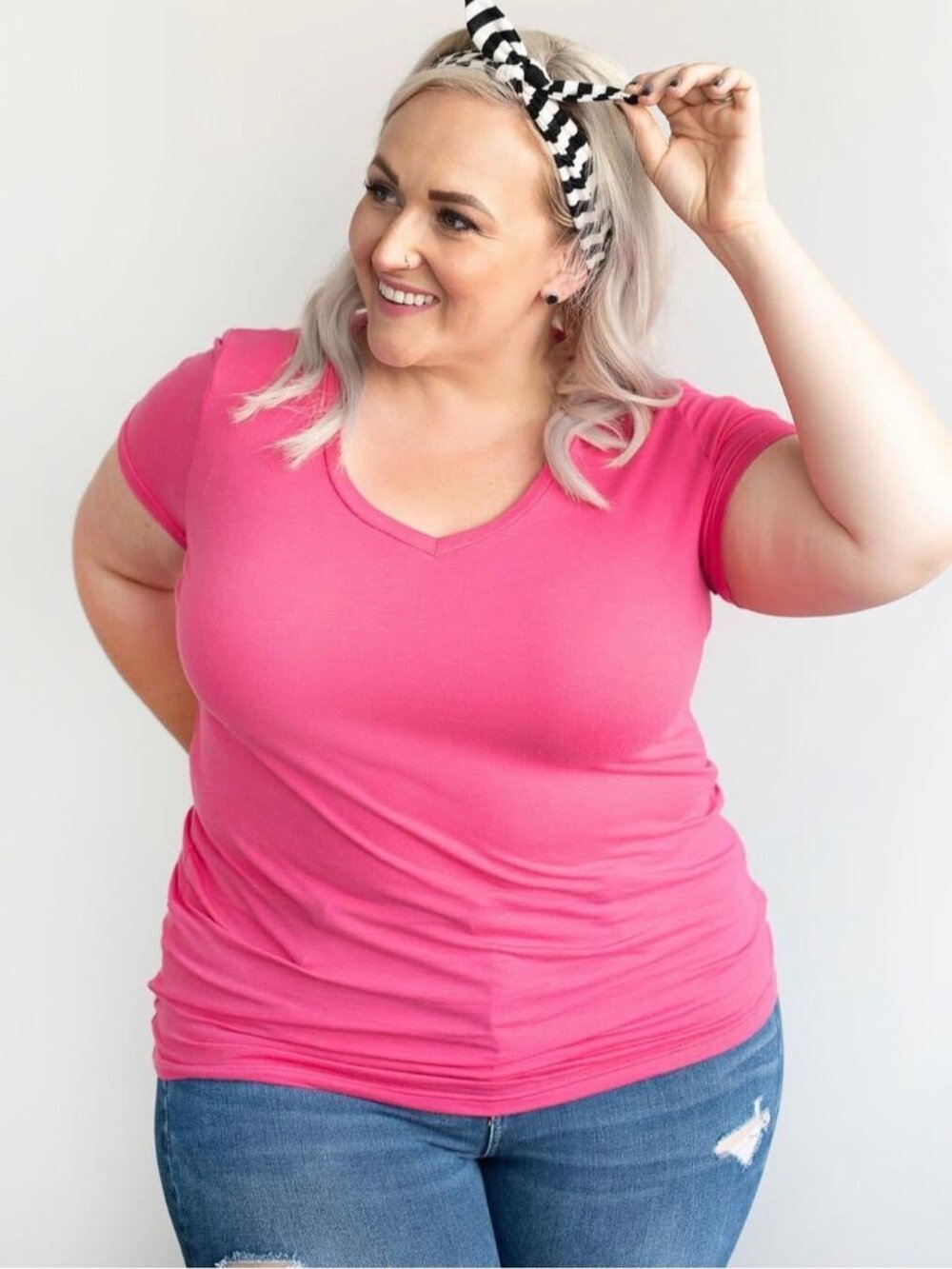 Buttercream Clothing V-neck tee